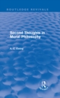 Second Thoughts in Moral Philosophy (Routledge Revivals) - eBook