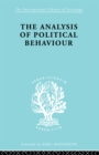 The Analysis of Political Behaviour - eBook