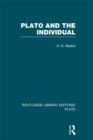 Plato and the Individual (RLE: Plato) - eBook