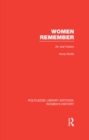 Women Remember : An Oral History - eBook
