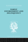 Family Environment and Delinquency - eBook