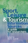 Sport, Leisure and Tourism Information Sources - eBook