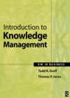 Introduction to Knowledge Management - eBook