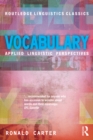 Vocabulary : Applied Linguistic Perspectives - eBook