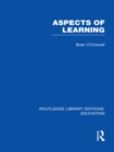 Aspects of Learning (RLE Edu O) - eBook