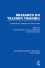 Research on Teacher Thinking (RLE Edu N) : Understanding Professional Development - eBook