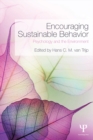 Encouraging Sustainable Behavior : Psychology and the Environment - eBook