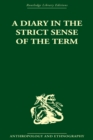 A Diary in the Strictest Sense of the Term - eBook