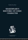 Shakespeare's Rhetoric of Comic Character - eBook