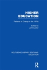 Higher Education : Patterns of Change in the 1970s - eBook