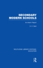 Secondary Modern Schools : An Interim Report - eBook