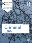 Criminal Lawcards 2012-2013 - eBook