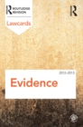 Evidence Lawcards 2012-2013 - eBook