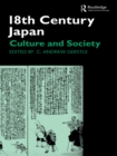 18th Century Japan : Culture and Society - eBook