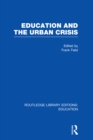 Education and the Urban Crisis - eBook