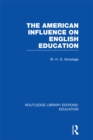 American Influence on English Education - eBook