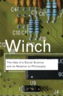 The Idea of a Social Science and Its Relation to Philosophy - eBook