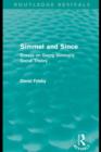 Simmel and Since (Routledge Revivals) : Essays on Georg Simmel's Social Theory - eBook
