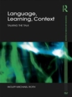 Language, Learning, Context : Talking the Talk - eBook