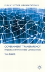 Government Transparency : Impacts and Unintended Consequences - eBook