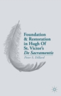 Foundation and Restoration in Hugh Of St. Victor's De Sacramentis - eBook