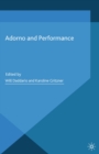 Adorno and Performance - eBook