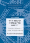 Why the UK Voted for Brexit : David Cameron's Great Miscalculation - eBook