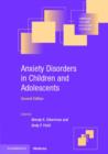 Anxiety Disorders in Children and Adolescents - eBook
