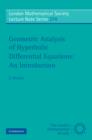 Geometric Analysis of Hyperbolic Differential Equations: An Introduction - eBook