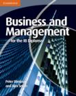 Business and Management for the IB Diploma - eBook