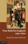 Poor Relief in England, 1350-1600 - eBook