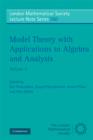 Model Theory with Applications to Algebra and Analysis: Volume 2 - eBook