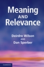 Meaning and Relevance - eBook