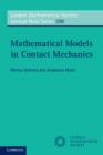 Mathematical Models in Contact Mechanics - eBook