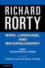 Mind, Language, and Metaphilosophy : Early Philosophical Papers - eBook