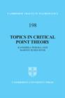 Topics in Critical Point Theory - eBook