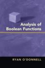 Analysis of Boolean Functions - eBook