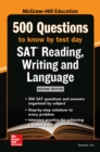 McGraw-Hill's 500 SAT Reading, Writing and Language Questions to Know by Test Day, Second Edition - eBook