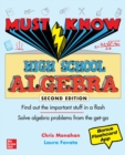 Must Know High School Algebra, Second Edition - eBook