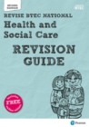 Pearson REVISE BTEC National Health and Social Care Revision Guide inc online edition - 2023 and 2024 exams and assessments - Book
