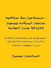 Petition for Certiorari Denied Without Opinion: Patent Case 98-1151 - eBook