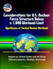 Considerations for U.S. Nuclear Force Structure Below a 1,000 Warhead Limit: Significance of Tactical Nuclear Warheads, Impact on United States and Air Force, Delivery Systems, Multiple Warheads - eBook