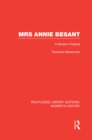 Mrs Annie Besant : A Modern Prophet - eBook