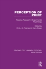 Perception of Print : Reading Research in Experimental Psychology - eBook