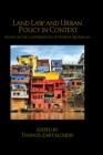 Land Law and Urban Policy in Context : Essays on the Contributions of Patrick McAuslan - eBook