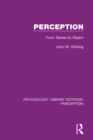 Perception : From Sense to Object - eBook