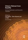 China's Retreat from Equality : Income Distribution and Economic Transition - eBook