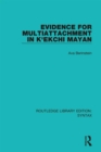 Evidence for Multiattachment in K'ekchi Mayan - eBook