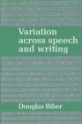 Variation across Speech and Writing - eBook