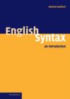 English Syntax : An Introduction - eBook